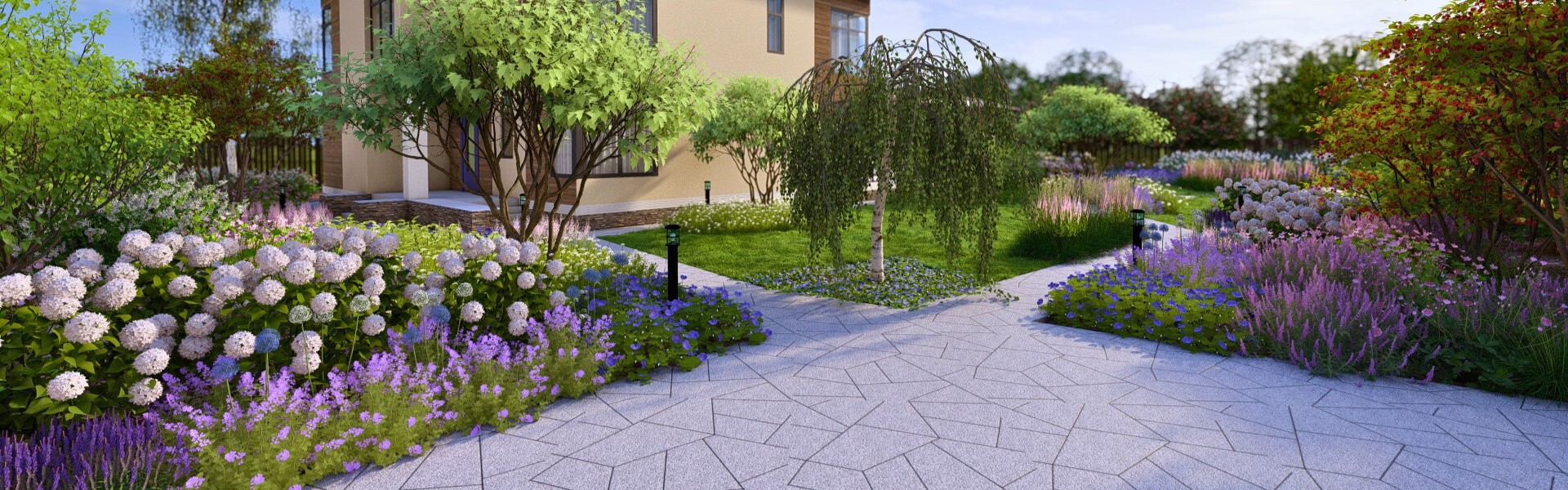 Сад «Геометрия в Ажуре»