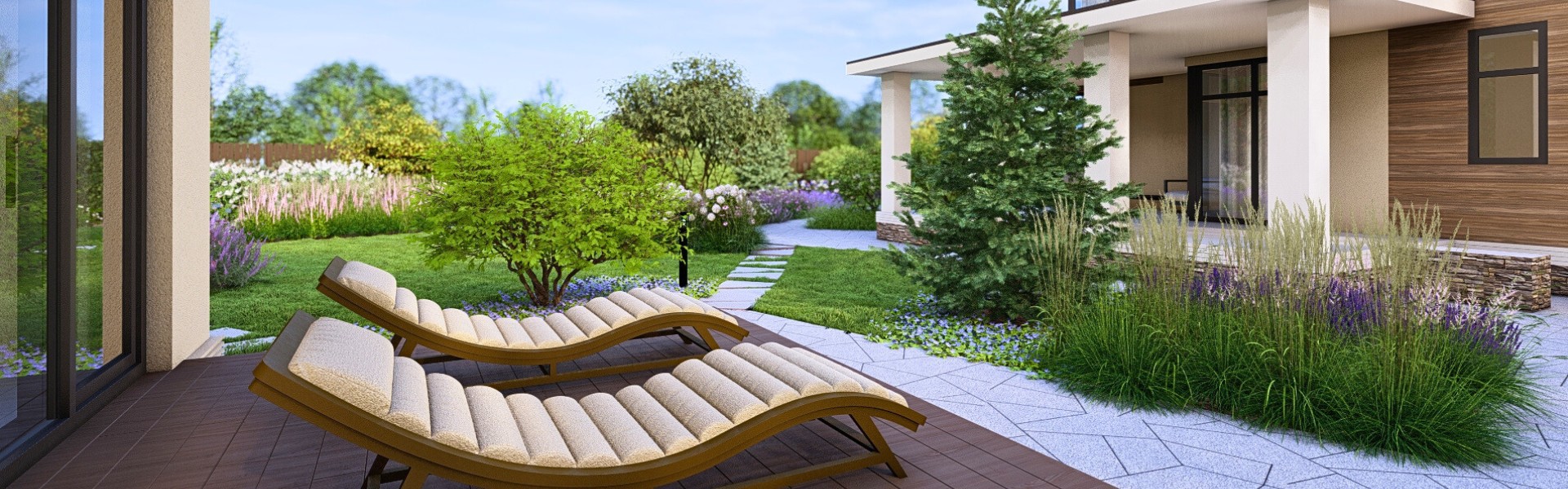 Сад «Геометрия в Ажуре»